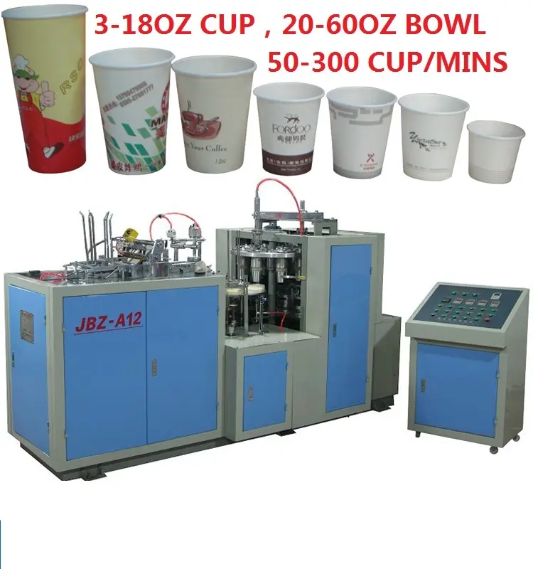 Jacket Making Handle Forming Akr Pc 850 Price High Speed Flexo Printing Recycle Automatic Double Head Paper Cup Machine