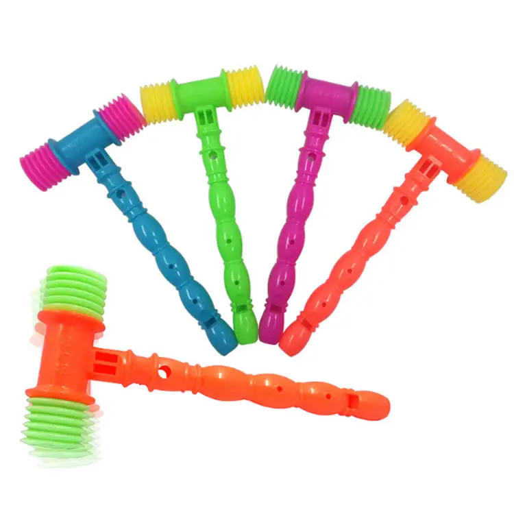ZF18 2019 الساخن ألعاب جديدة نوعية جيدة صغيرة من البلاستيك اللعب المطرقة رخيصة المطرقة معبأ في البلاستيك ألعاب صوتية للأطفال
