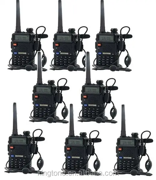 Voix claire talkie-walkie chargeur usb avec FM radio Baofeng uv-5r PTT écouteur radio 2 voies