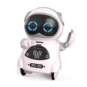 子供のためのスマートな音声制御録音ミュージカルダンスRCポケットロボットおもちゃ