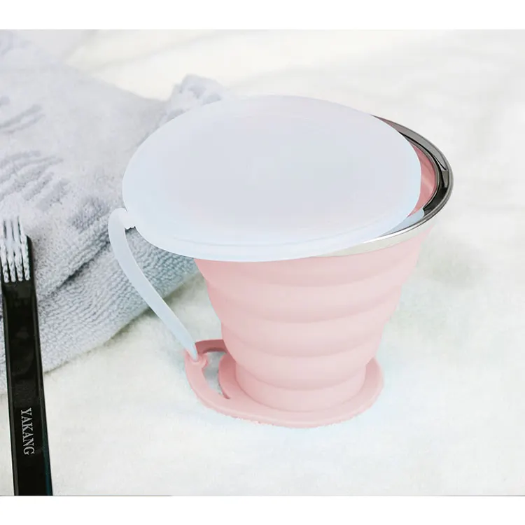 Tasse à café réutilisable, pliable, en Silicone, sans BPA, pour voyage, eau, verre à Shot