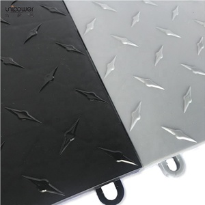 プラスチックppPVCインターロッキングフロアタイルガレージフロア300x300mmガレージ収納用
