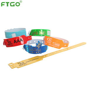 厂家直销派对活动防水乙烯基腕带促销腕带 - Product Image 3