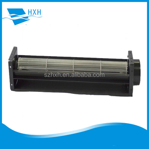 长圆柱形叶轮直流横流风扇 12 v 24 v 2 滚珠轴承 - Product Image 1