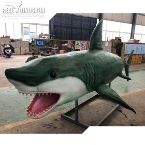 RAA-098 海洋动物模型生命大小动物大白鲨为水族馆 - Product Image 3