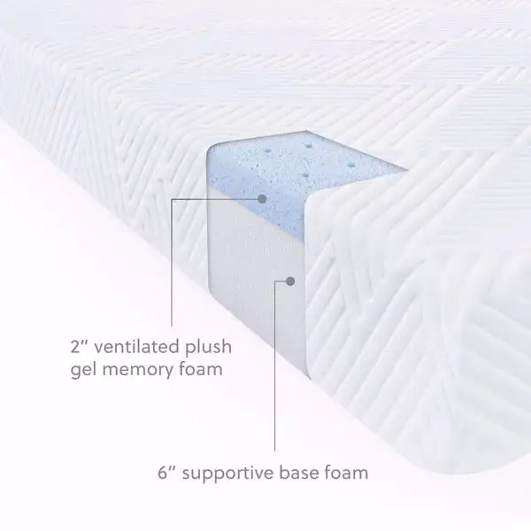 Popular premium royal plush camping travel knitted fabric futon massage portable gel folding foam mattress