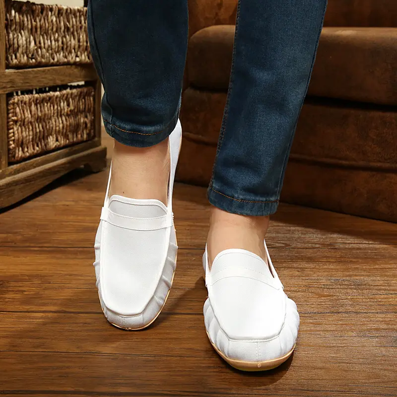 Cina scarpe a buon mercato mens della tela di canapa casuale scarpe studente