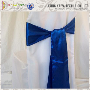 <strong>High</strong> Quality Wedding Decoration Satin Chair <strong>Sash</strong>