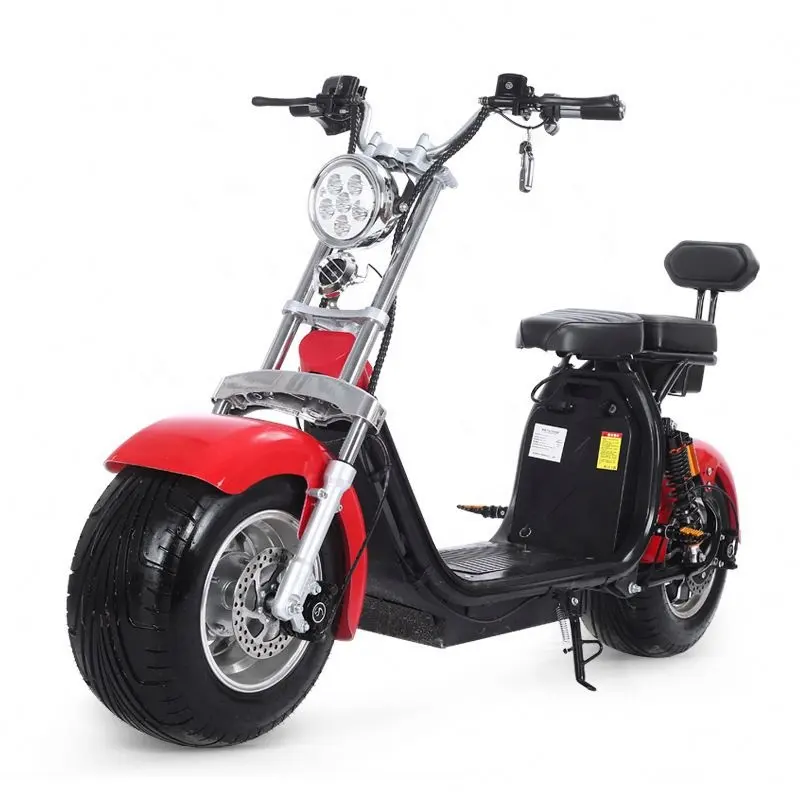 2019 nuovo di buona qualità 1000w 1500w 2000w citycoco motociclo elettrico per adulti fat tire scooter elettrico città coco
