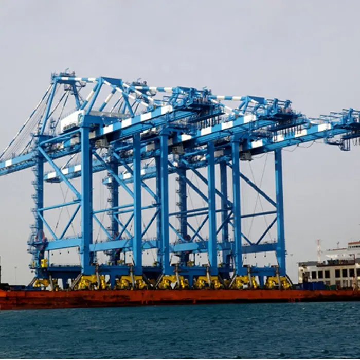 Puerto de uso industrial STS 50 toneladas muelle contenedor grúa para la venta