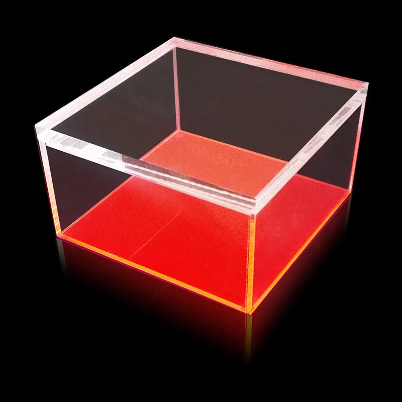 En gros haute qualité design personnalisé néon acrylique boîte