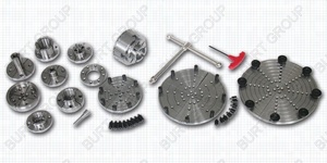 CK-3.75ZN 3.75 "4 hàm Lathe <span class=keywords><strong>Chuck</strong></span> với mang để chấp nhận Nova loại hàm, với NCK-3.75Z-DJDD dovetail hàm PRE-MOUNTED - Product Image 3