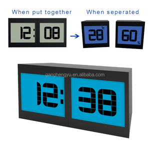 Orologio da tavolo multifunzione 2-in-1 cubo magico temperatura e umidità con funzione di calendario - Product Image 3
