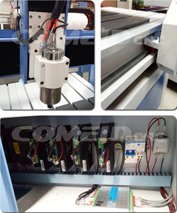 迷你数控铣床/数控雕刻路由器6090/1.5kw主轴6090木材数控路由器 - Product Image 6