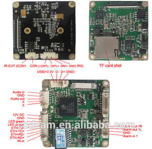 索尼CMOS IMX 291 Imx291传感器星光2Mp摄像机模块的poe ip摄像机WDR - Product Image 3