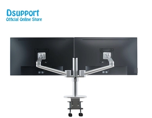 סגסוגת אלומיניום lcd הוביל צג כפול מחזיק מעמד 360 תואר rotatable חדש במלאי צג OL-2 סוגר