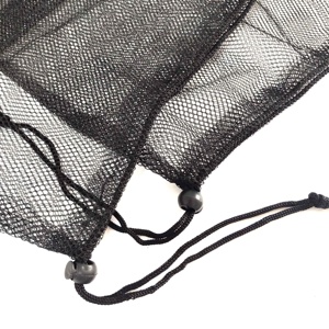 Заводская черная Шестигранная Сетчатая Сумка, сумка на шнурке с кнопкой - Product Image 5