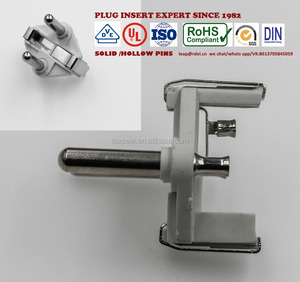 ตุรกีปลั๊กแทรก 16A SOLID HOLLOW สองตุรกีปลั๊กแทรกสีดำ ROHS - Product Image 2