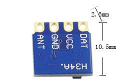 Módulo transmisor inalámbrico Smart Electronics 2. 0 433Mhz MINI RF ASK 2,6-12 V Módulo de control remoto mínimo - Product Image 5