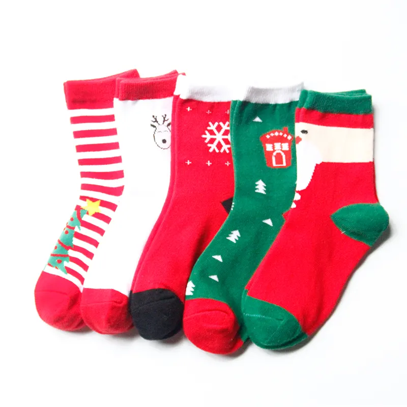 2021 High Quality Kids Ankle Socks Funny Cotton Unisex Kids Christmas Novelty Socks