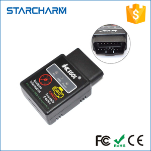 Coche obd2 herramienta de diagnóstico OBDII V1.5 25K80 Chip BT escáner para iOS y Android luz de control del motor herramienta de diagnóstico