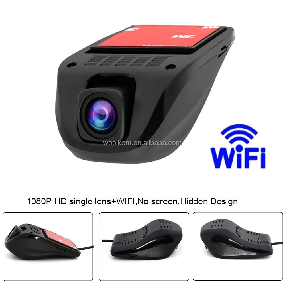 Cámara de salpicadero DVR para coche con WIFI integrada, grabadora de vídeo Digital, FHD, 1080P, versión nocturna