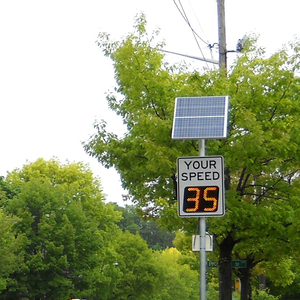 High Quality Radar Your Speed Detector Control Warning Solar LED Signs Road Side Type High <strong>Way</strong> Type Remove Limit Speed radar - Product Image 2