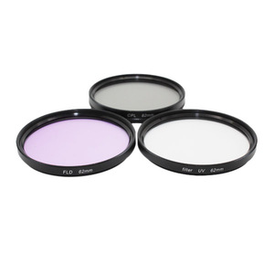 62mm UV CPL FLD Filtro de filtro de la Cámara kit