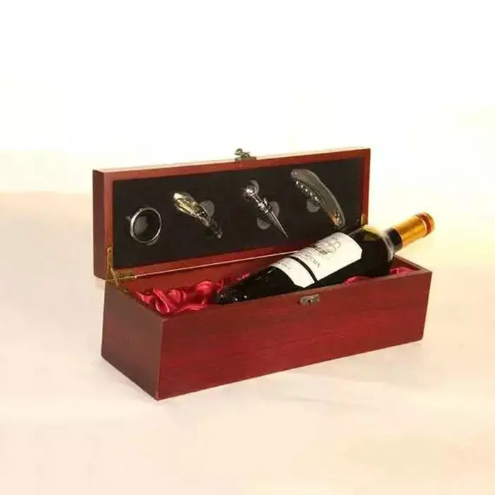 Formato personalizzato contenitore di vino di legno