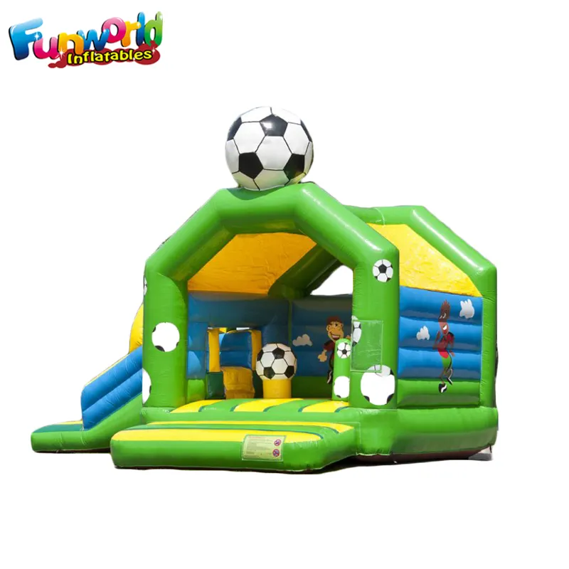 Phổ Biến Bóng Đá Bouncer Castle Inflatable Bóng Đá Thoát Nhà Cho Trẻ Em