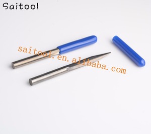 Sert ağaç ve gravür üzerinde büyük kabartma için üstün kaliteli katı karbür end mill konik top burun uçları - Product Image 4