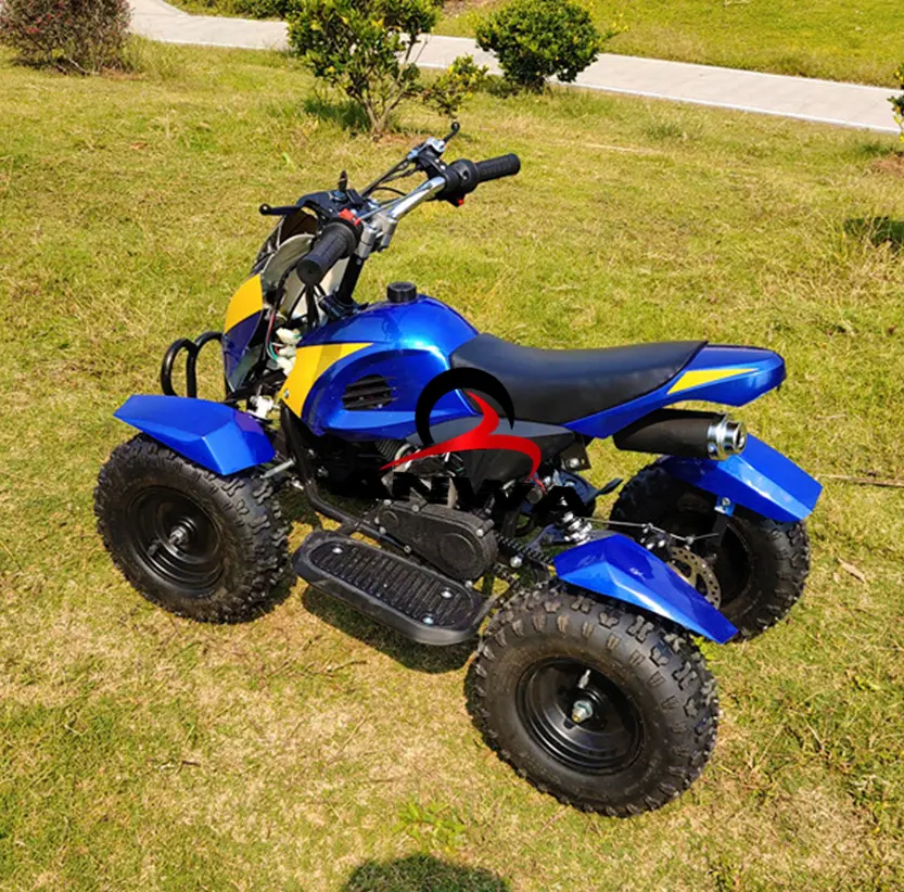 2019 رخيصة الثمن البسيطة دراجة نارية بأربع عجلات 49CC شهادة CE الاطفال 50cc 4 عجلات رباعية atv