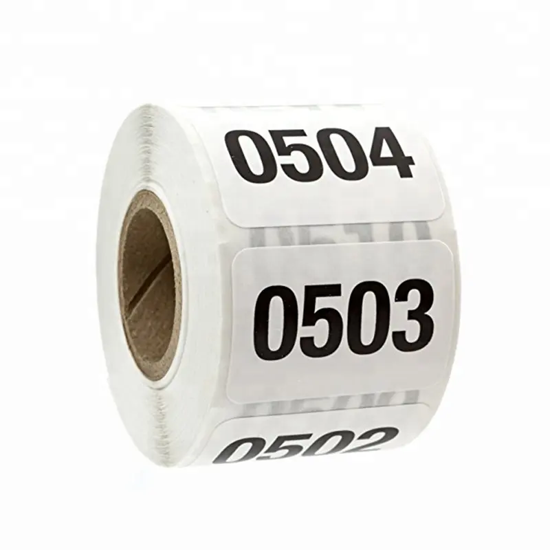 Сменные номера серии QR-кодов, частная этикетка, последовательные наклейки