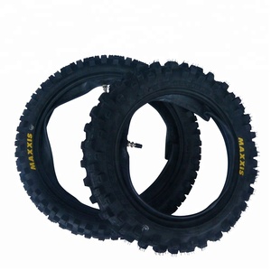 Motosiklet arazi motosikleti kir bisiklet lastiği iç lastiksiz MAXXIS front 14 inç arka 12 inç lastik - Product Image 1