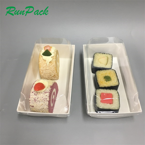 ベストセラー製品OEMロゴ使い捨て持ち帰り寿司包装トレイプラスチック蓋付き - Product Image 3
