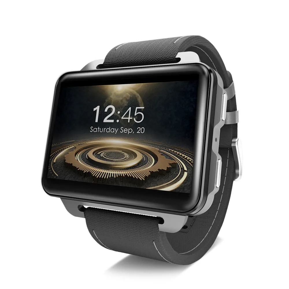 Dm99 novo smartwatch mtk6580, android 5.1, 3g, gps, wi-fi, 1gb ram, 16gb rom, frequência cardíaca, smartwatch, tela grande de 2.2 "ips, bateria de 1200mah