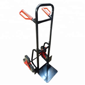 HT2086A <strong>New</strong> Heavy Duty 6 Wheels Stair Climbing Cart Portable Hand Truck Stair Climber <strong>Trolley</strong> Made for Condos Apartments