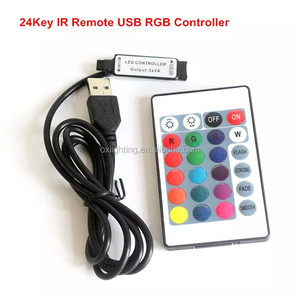 USB Led Controller Wireless Mini 5V RGB Led Strip Controller RGB 3528 5050 smd Led striscia nastro - Product Image 5