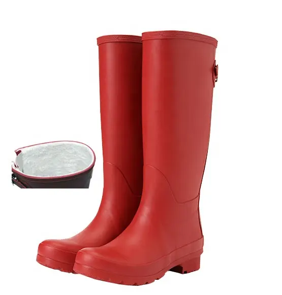 De todo el tiempo de señora de las mujeres chicas de caucho Natural impermeable soleado lluvia Zapatos botas