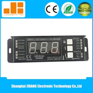 Общий Анод RGB DMX512 декодер 5000 Гц PWM RGB DMX512 декодер светодиодный драйвер - Product Image 2