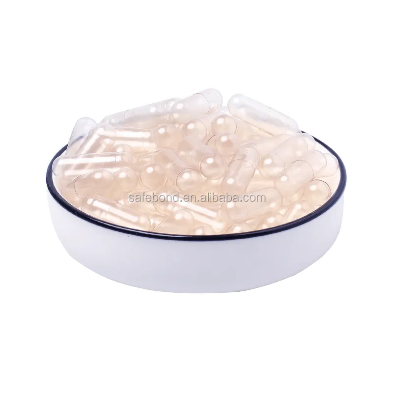 Cápsulas de gelatina para medicina Safebond, cápsula de gelatina blanda vacía, de seguridad, OEM 00 #0 #1 #3 # T/T, la mejor oferta