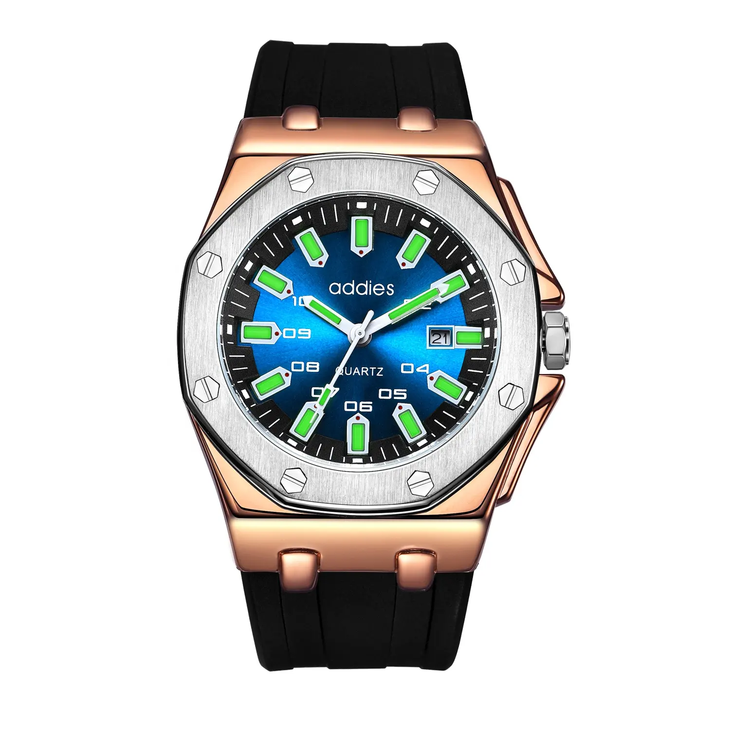 Beste Verkäufer Mens Fashion Kunden Gesicht Arabisch Uhr Navy Kraft Uhren