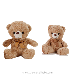 Custom Teddy <strong>Bear</strong> with Different Colors Bow or T-shirt Hot Selling Plush <strong>Bear</strong> Toy