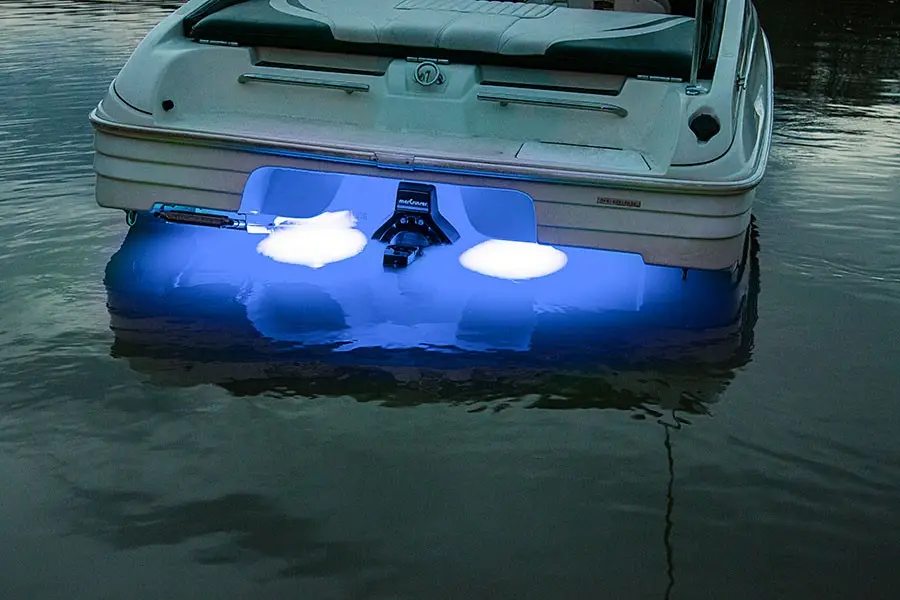 WEIKEN RGB 120 와트 RGB IP68 해양 LED 빛 수중 보트/선박 조명 빨간색, 녹색, 블루