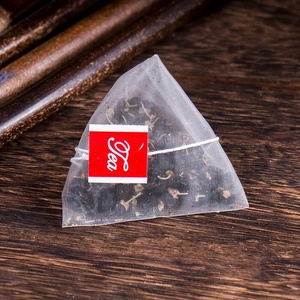 Bolsa de té de pirámide triangular de nailon vacía Popular de alta calidad con cuerda y etiqueta - Product Image 4