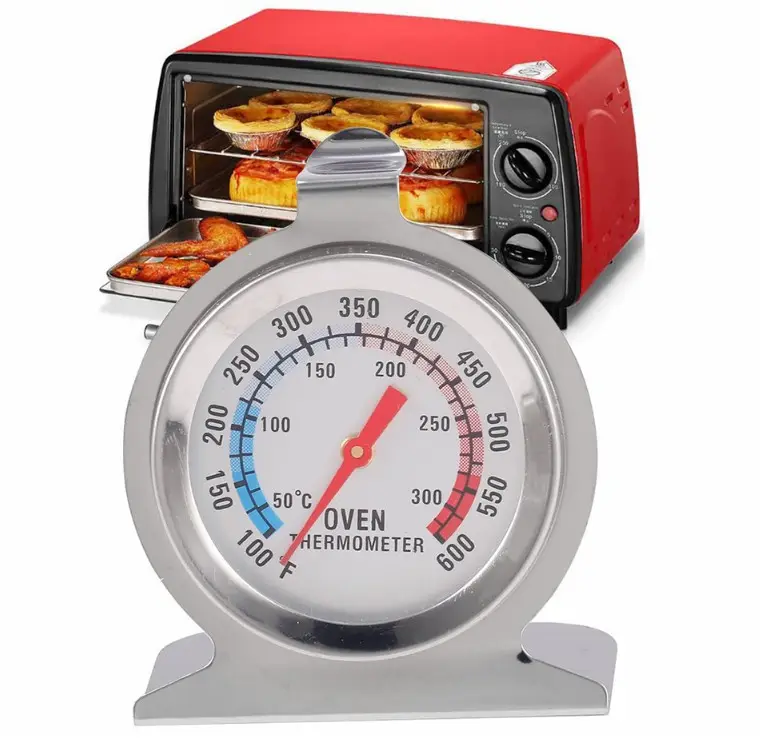 음식 고기 온도는 다이얼 오븐 온도계 스테인리스 계기 계기 대직경 다이얼 부엌 굽기 공급을 위로 서 있습니다