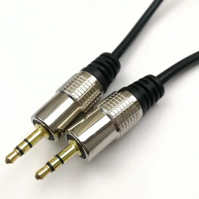 Premium True Gold Pins 2rca ชาย 2rca ชายปลั๊กโลหะคอมโพสิตสายสัญญาณเสียง