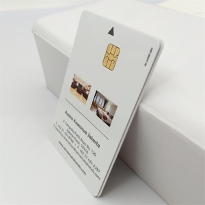 Пользовательская кодировка CR80, печатная ПВХ Rfid Контактная смарт-карта IC - Product Image 1
