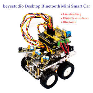 Keyestudio Desktop беспроводной <span class=keywords><strong>Bluetooth</strong></span> Мини-автомобиль smart робот автомобилей DIY Kit для arduinos робот