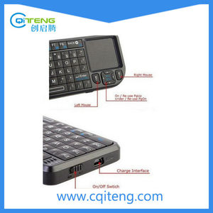 Fábrica Air <span class=keywords><strong>Mouse</strong></span> Mini teclado sem fio com <span class=keywords><strong>Touchpad</strong></span> para Smart TV
